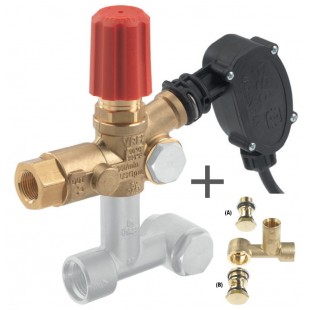 Регулятор тиску інтегрований TECOMEC VRF-2F (байпас) для помпи Mazzoni, Interpump Регулятор тиску інтегрований TECOMEC VRF-2F (байпас) для помпи Mazzoni, Interpump