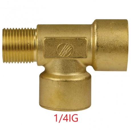 Трійник 3/8AG x 3/8IG x 1/4IG